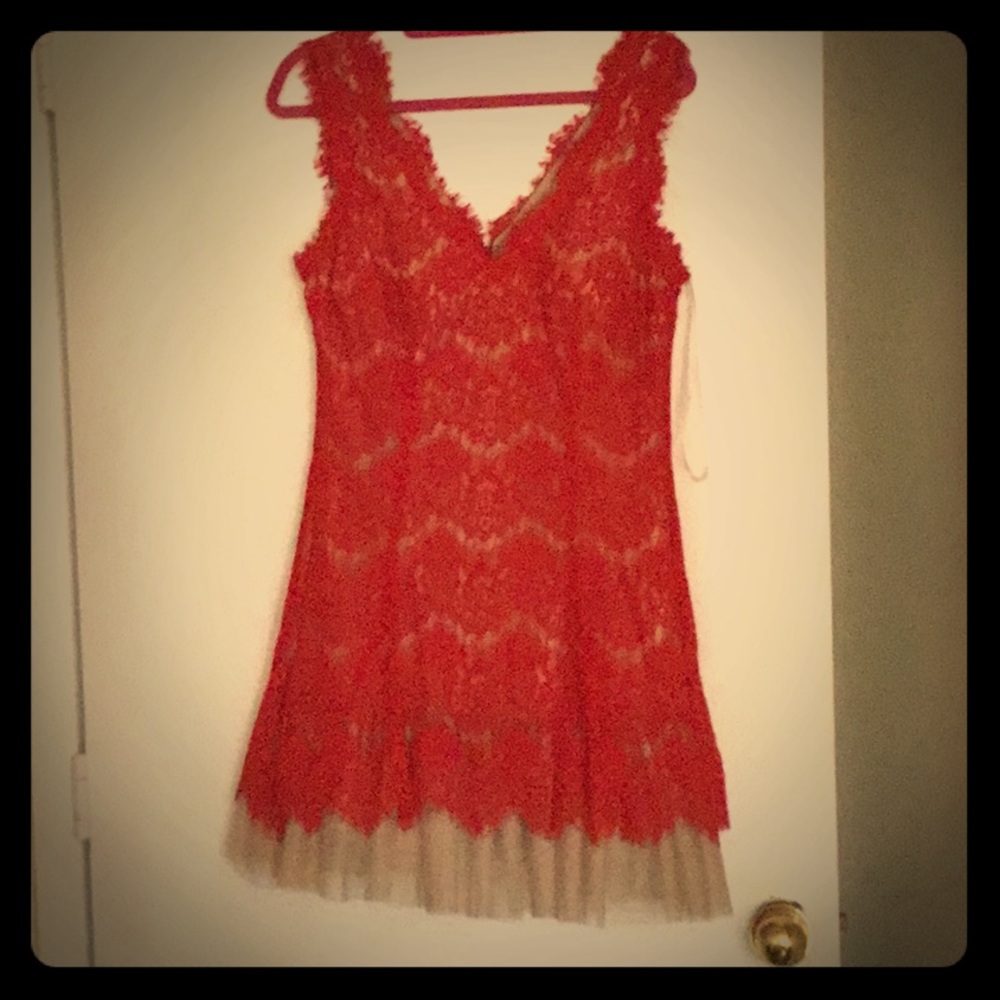 Red dress